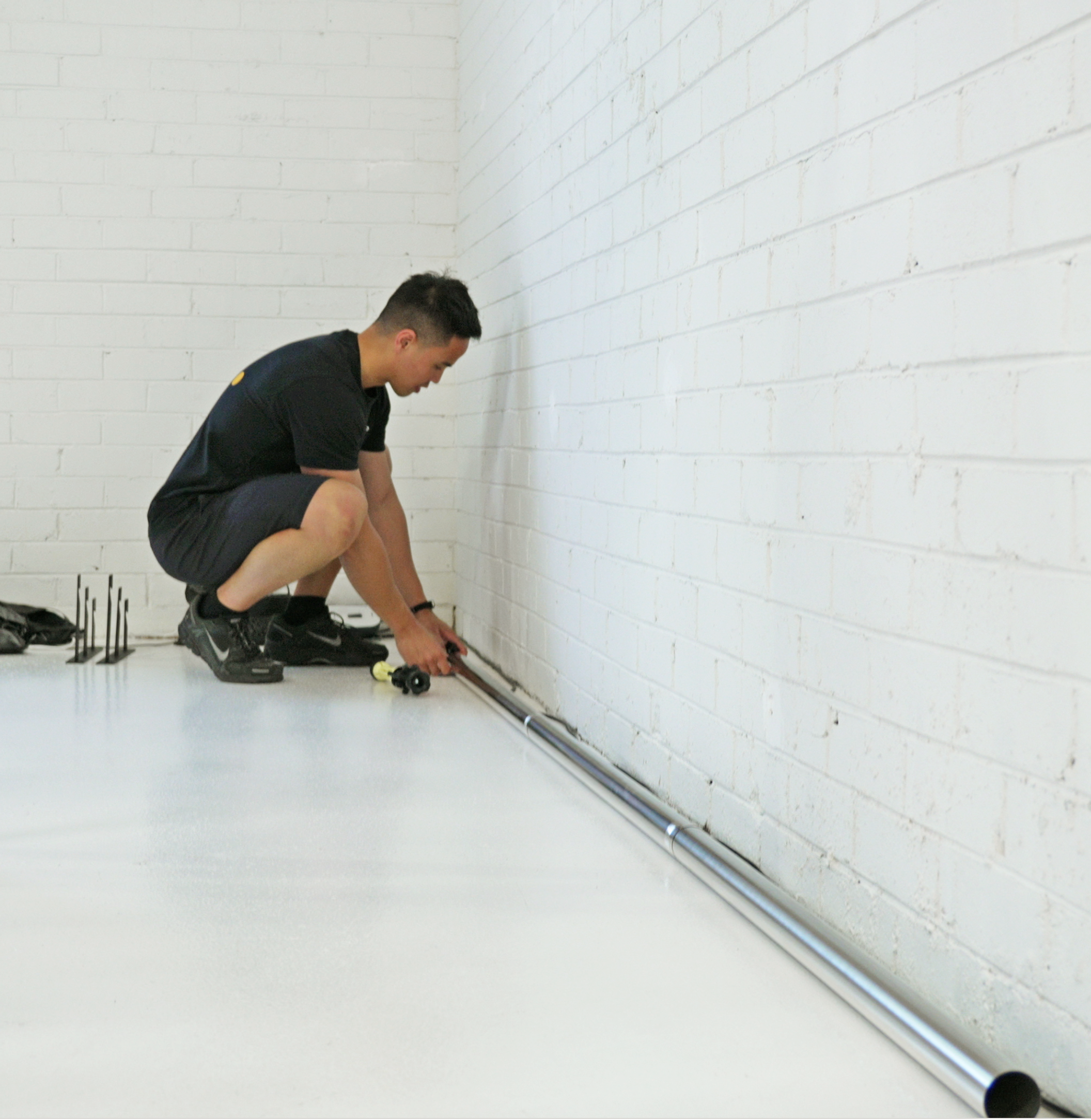 Spectrum Stainless 300cm Steel Backdrop Crossbar for Paper and Vinyl (Triple Set) - Bundle