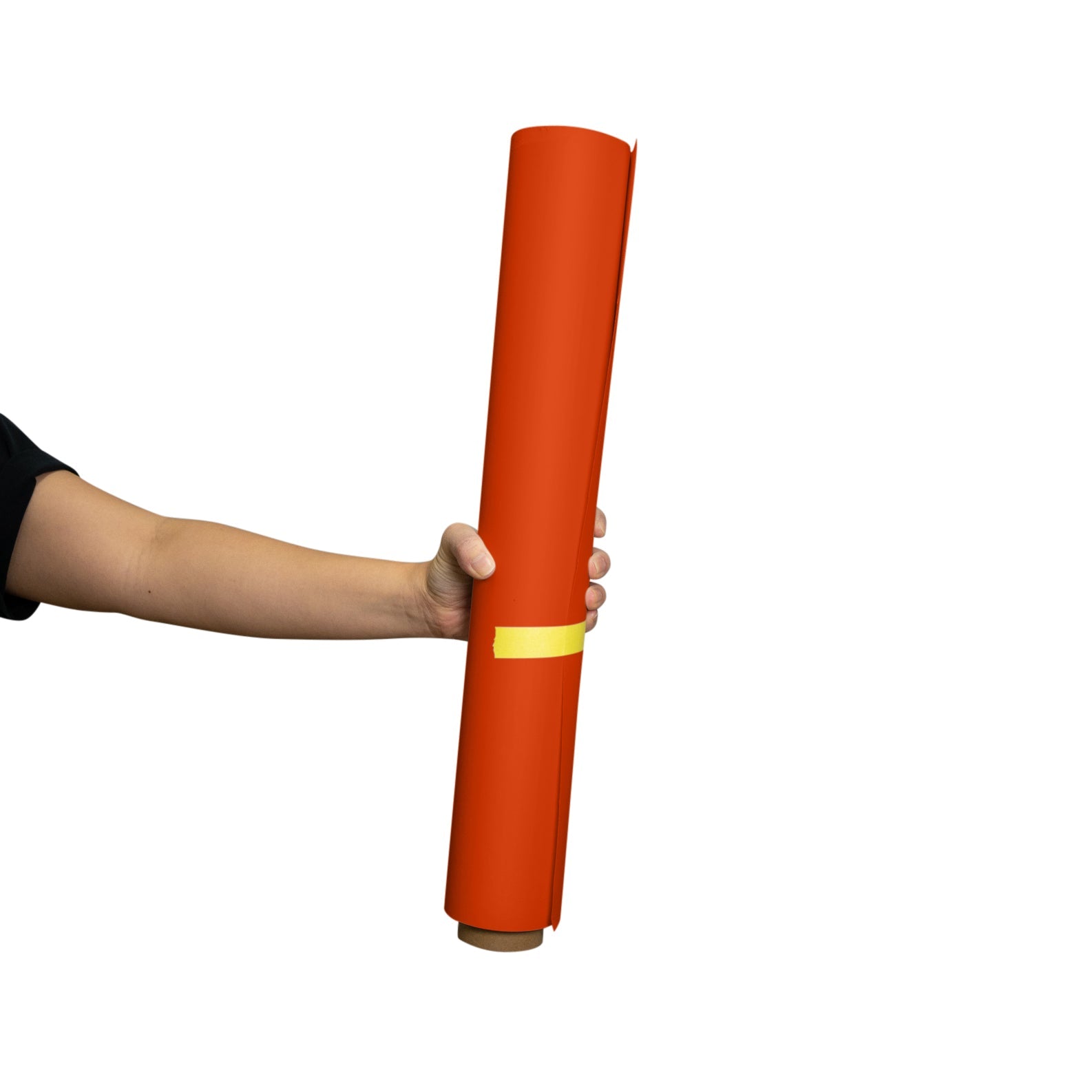 Spectrum 50cm Non Reflective Seamless Paper Roll Backdrop Offcuts - Sweet Papaya Orange