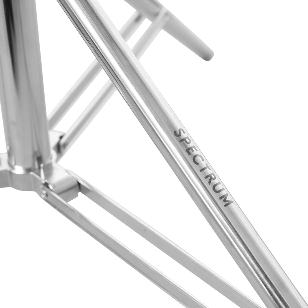 Spectrum 280cm Heavy Duty Air Cushioned Light Stand (Silver) - Twin Bundle