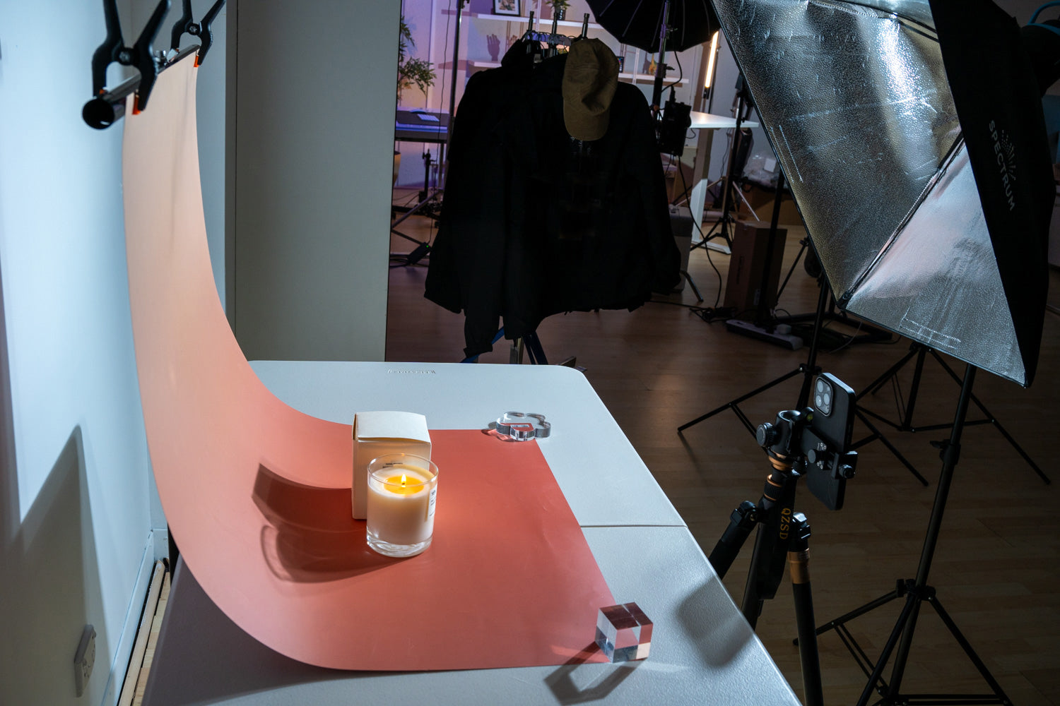 Flat Lay Instagram Backdrop - Duo 'Port Gregory' Gradient (56cm x 87cm)