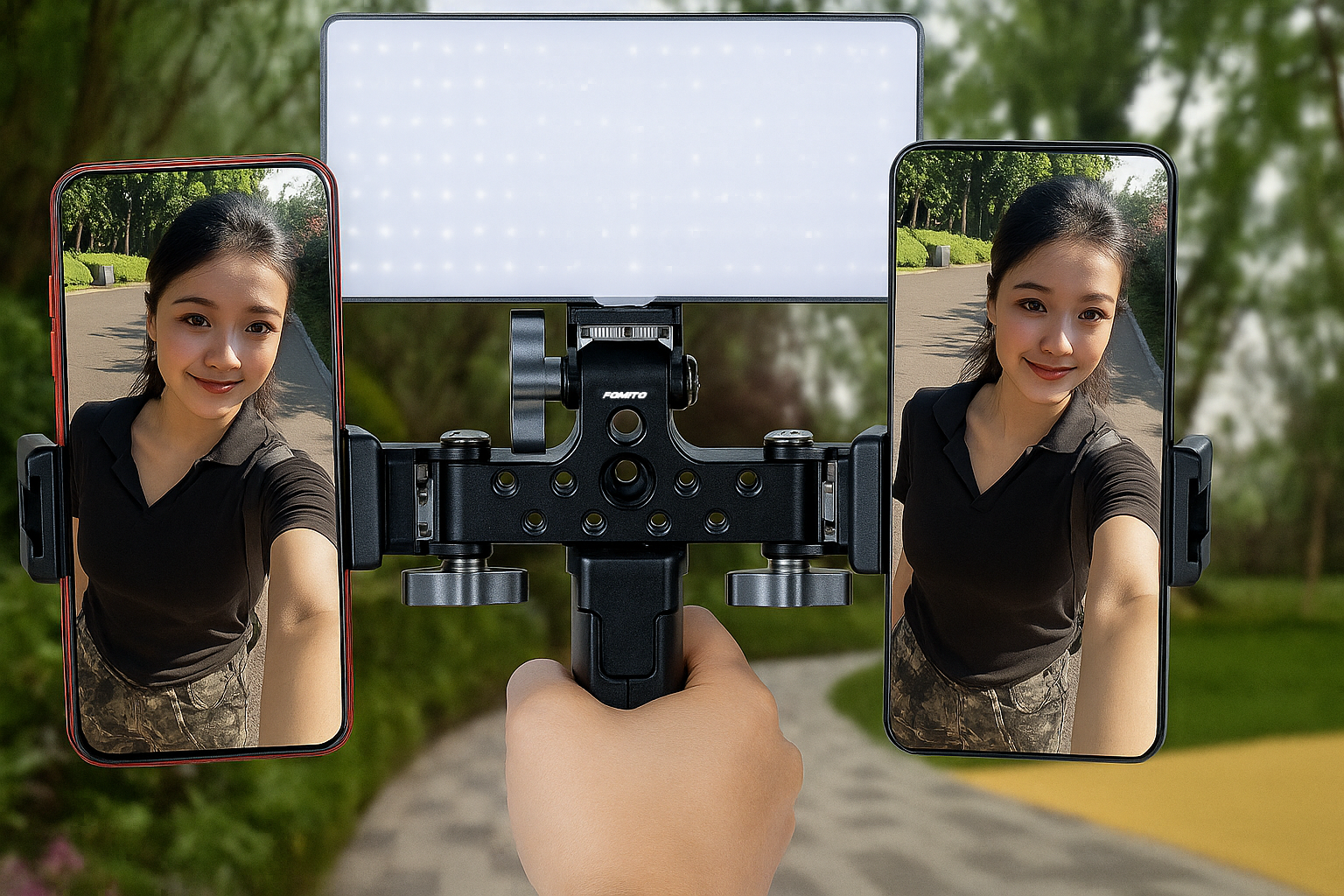 Fomito Z4T 1/4 Screw Mount for Vlogging & Live Streaming (Mount Only)
