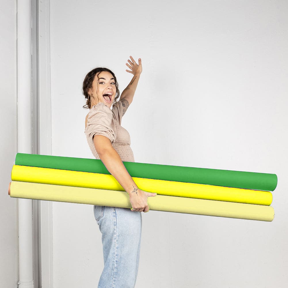 'Mojito Magic' Collection Half Width Photography Studio Paper Backdrop Set (1.36 x 10M) - Bundle