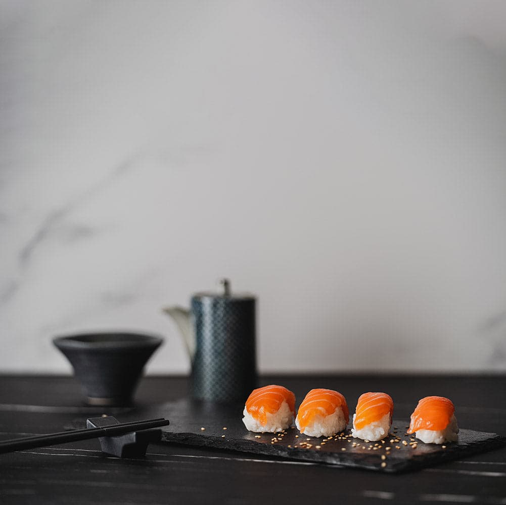 ProBoards Flat Lay Photography Rigid Black & White Marble Backdrop - Tamarama (60cm x 60cm) (EX-DEMO)