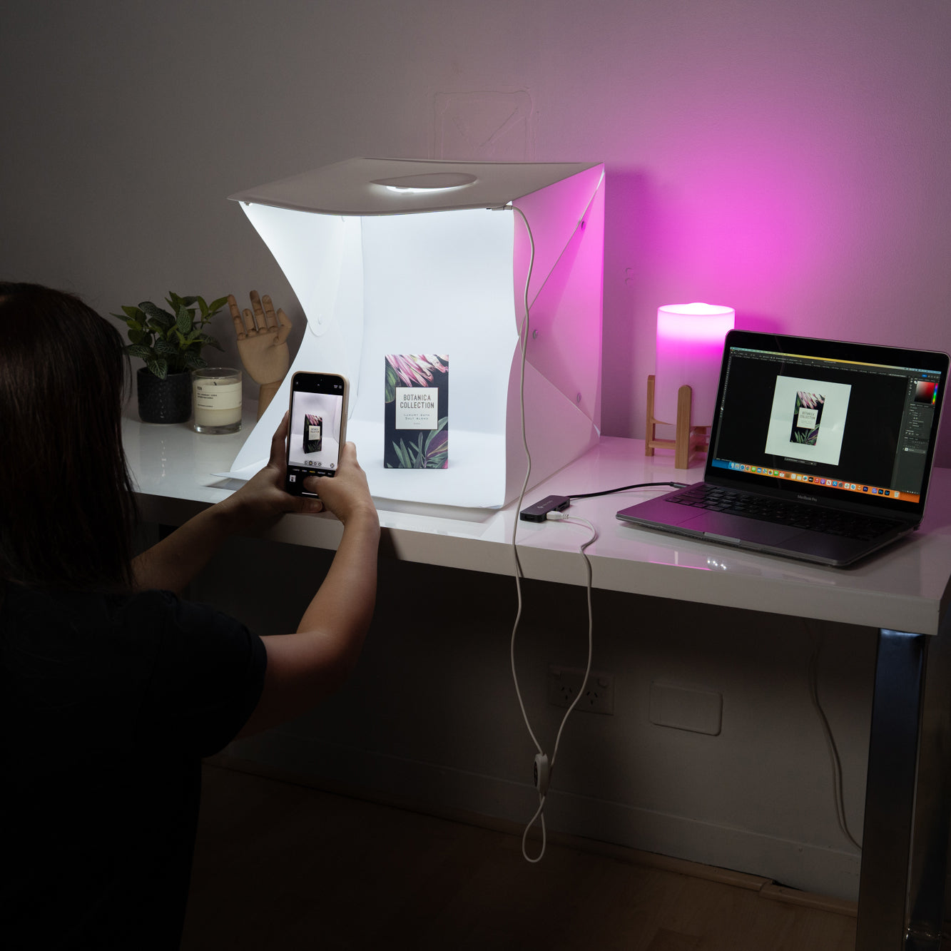 'STUDIO MATE' 16" Etsy & Beauty Product Photography Lighting Tent