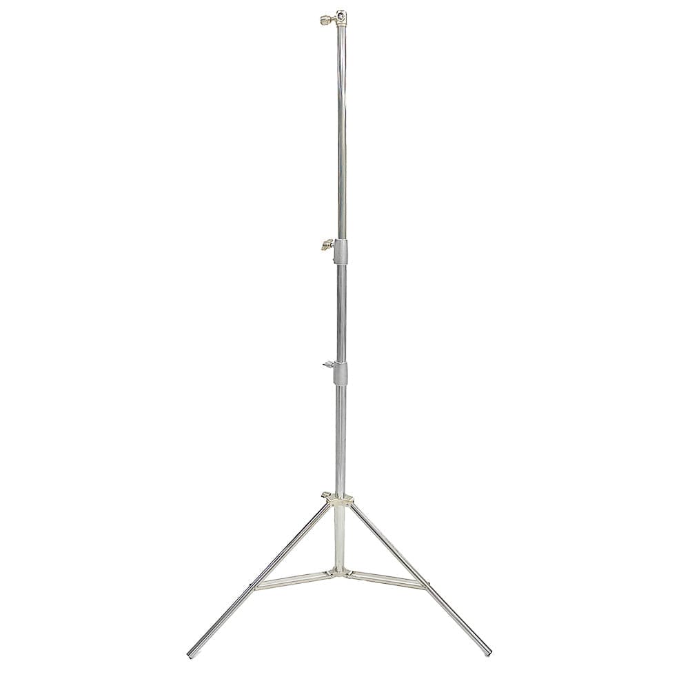 280cm Heavy Duty Light Stand Chrome Silver