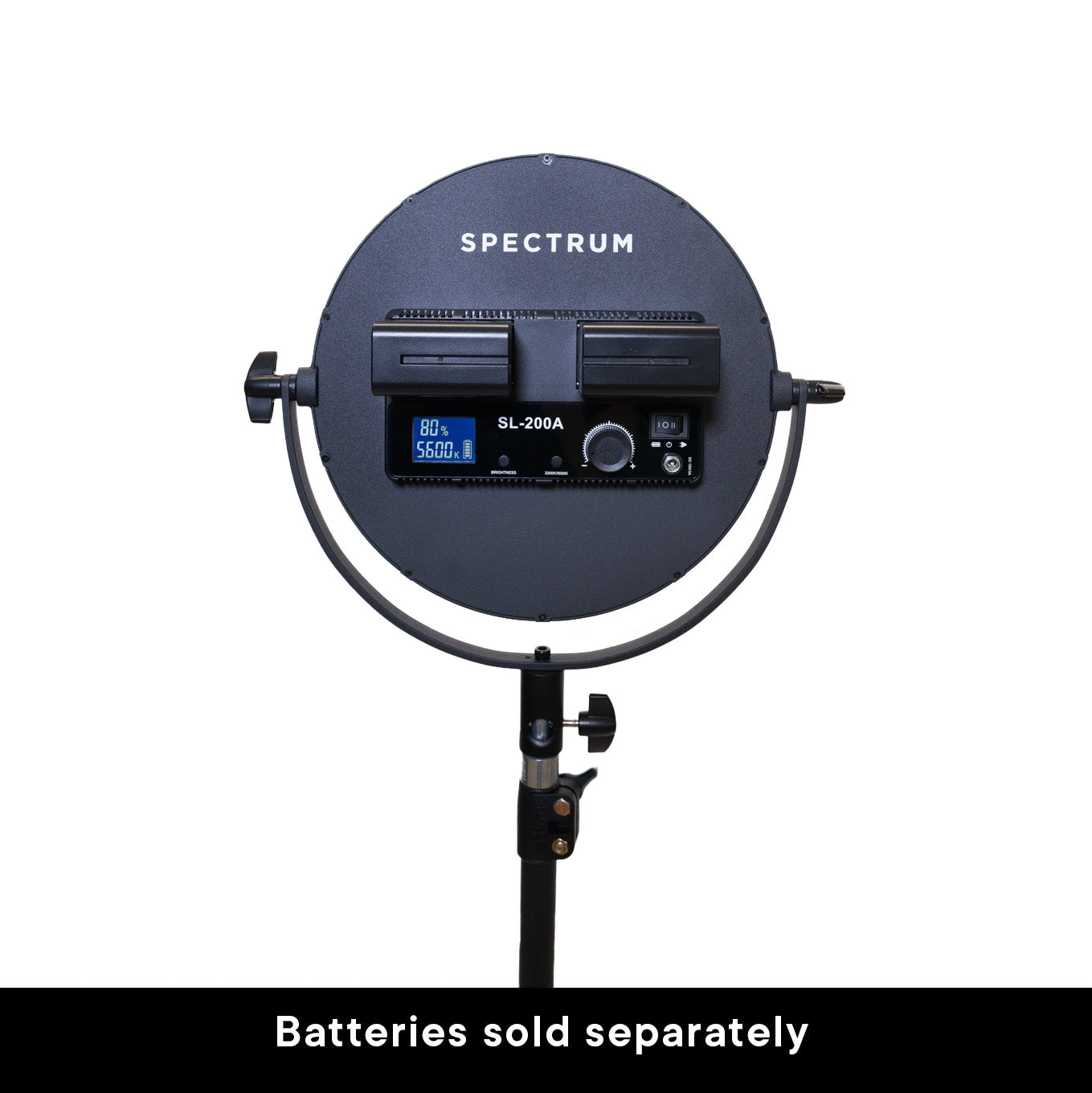 Spectrum LumiDisc 200 Bi-Colour 30W Round LED Light with Stand