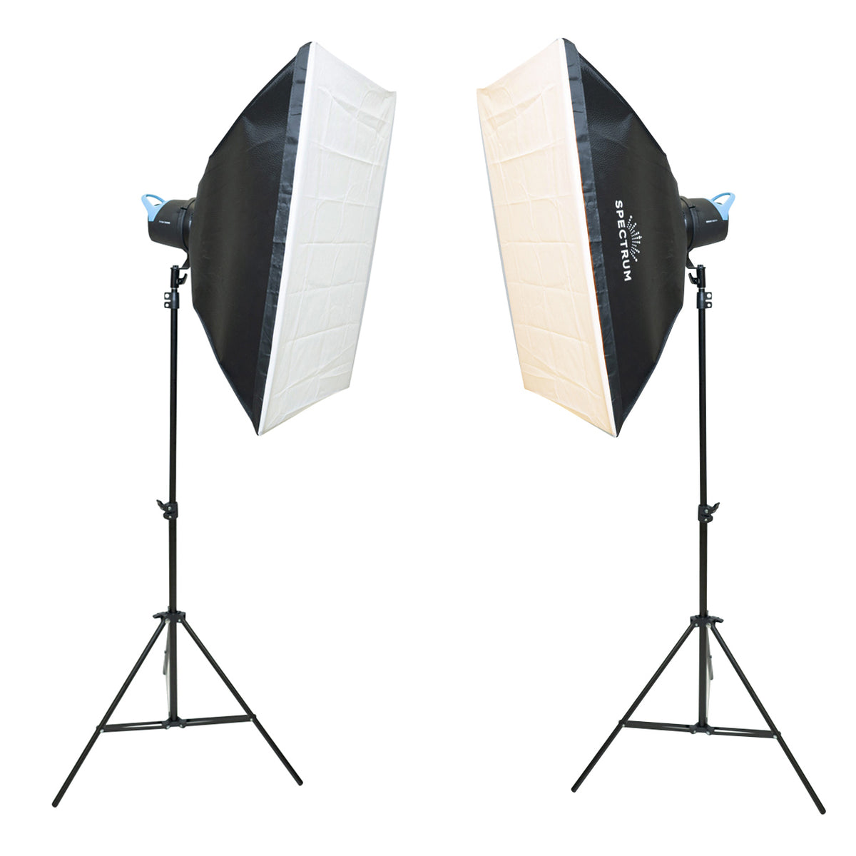 Spectrum LumiLite 100 COB 60W LED Light with Softbox (Bowens Mount) - Twin Kit Bundle