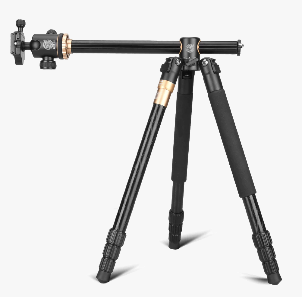 Beike Q999H Aluminium Convertible Tripod with Flat Lay Extension Arm