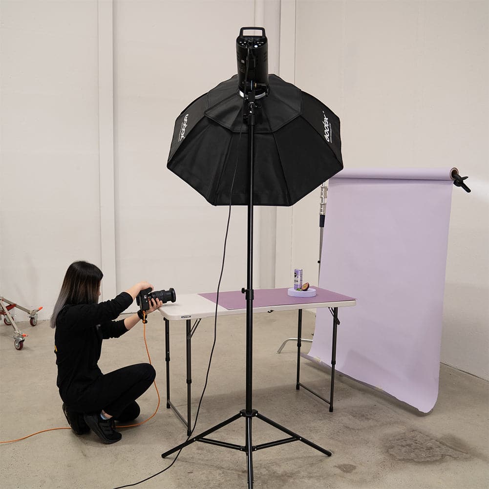 Flat Lay Instagram Backdrop - Duo 'Violet Crush' (56cm x 87cm)