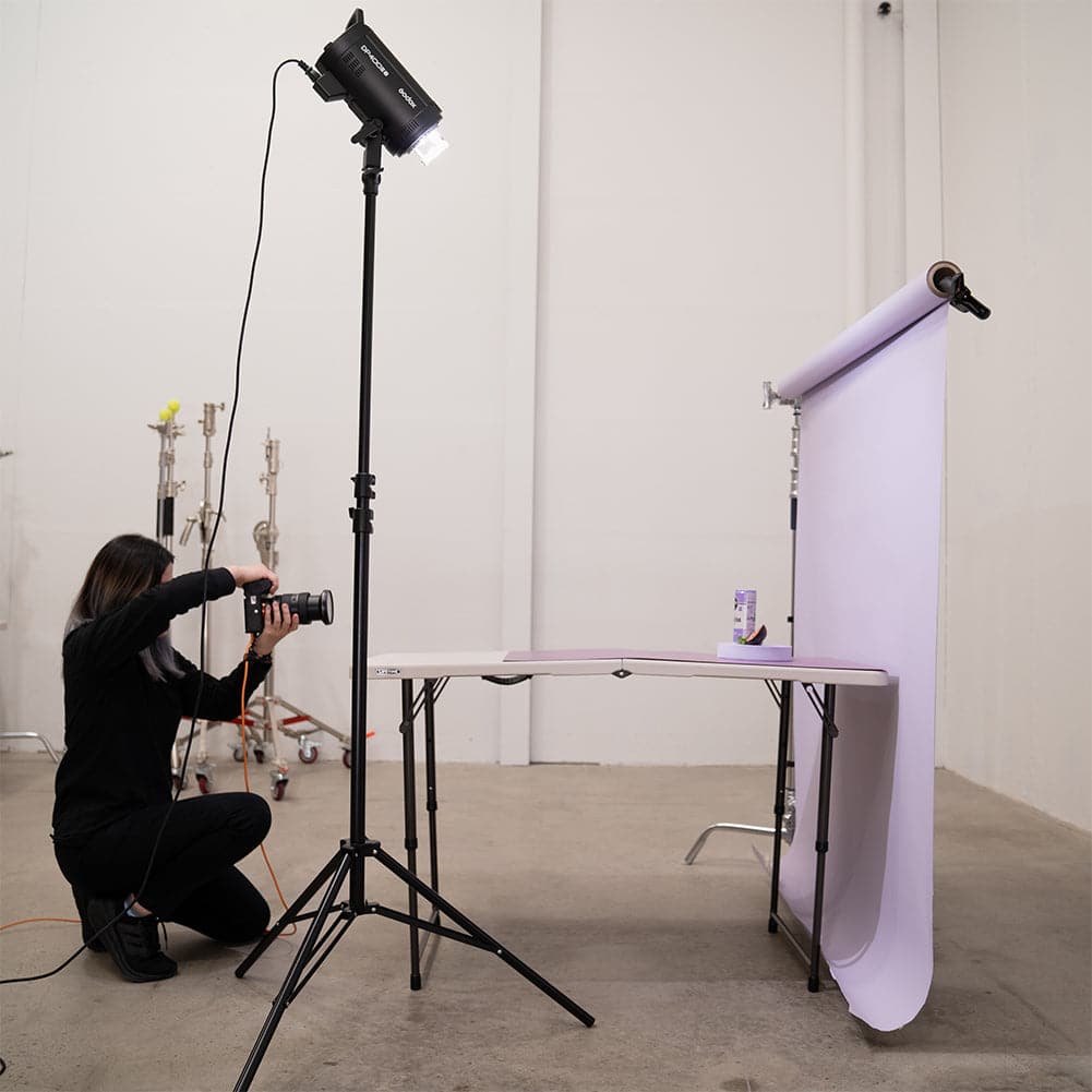 Flat Lay Instagram Backdrop - Duo 'Violet Crush' (56cm x 87cm)