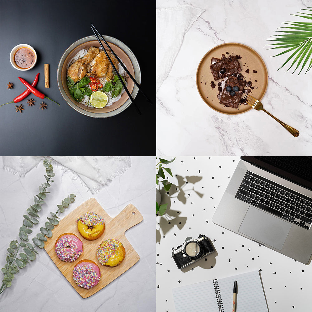Flat Lay Instagram Backdrop - White & Bright Bundle (56cm x 87cm)