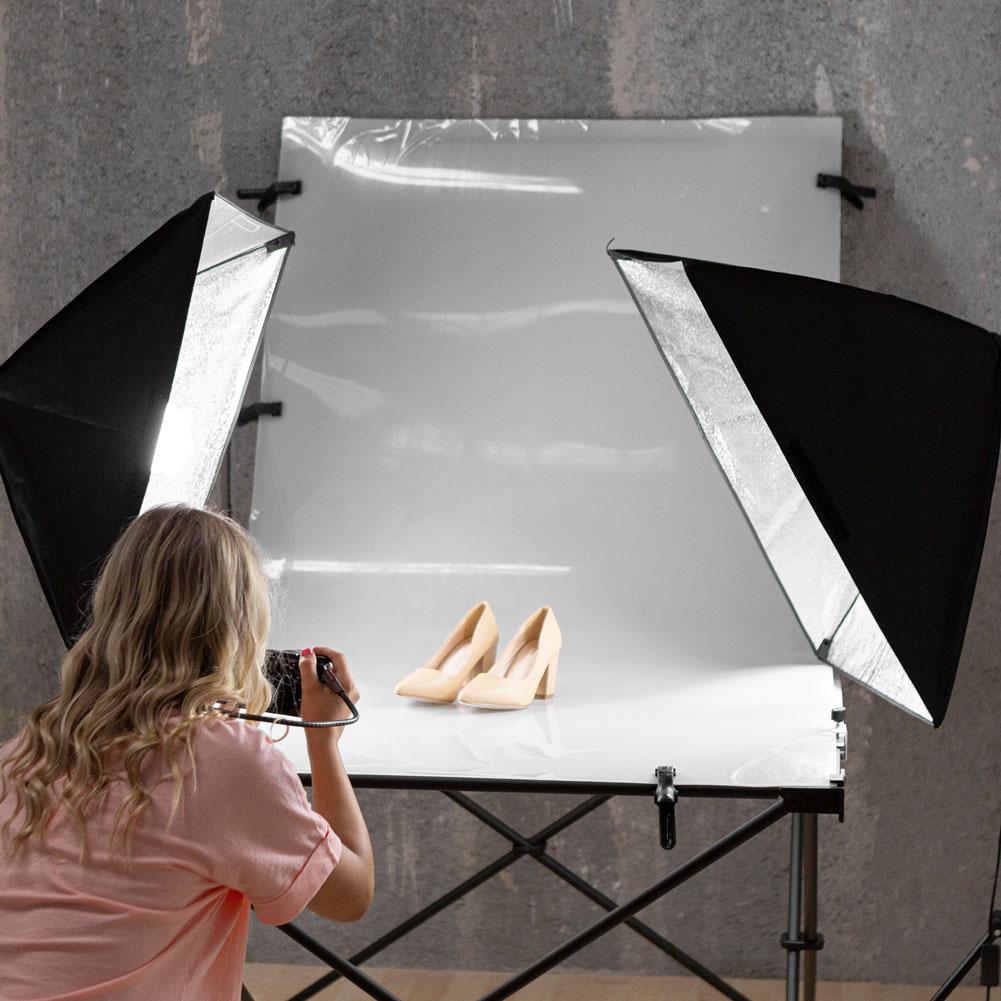 Large Professional Product Photography Table Double Softbox Kit (100 x 200CM)