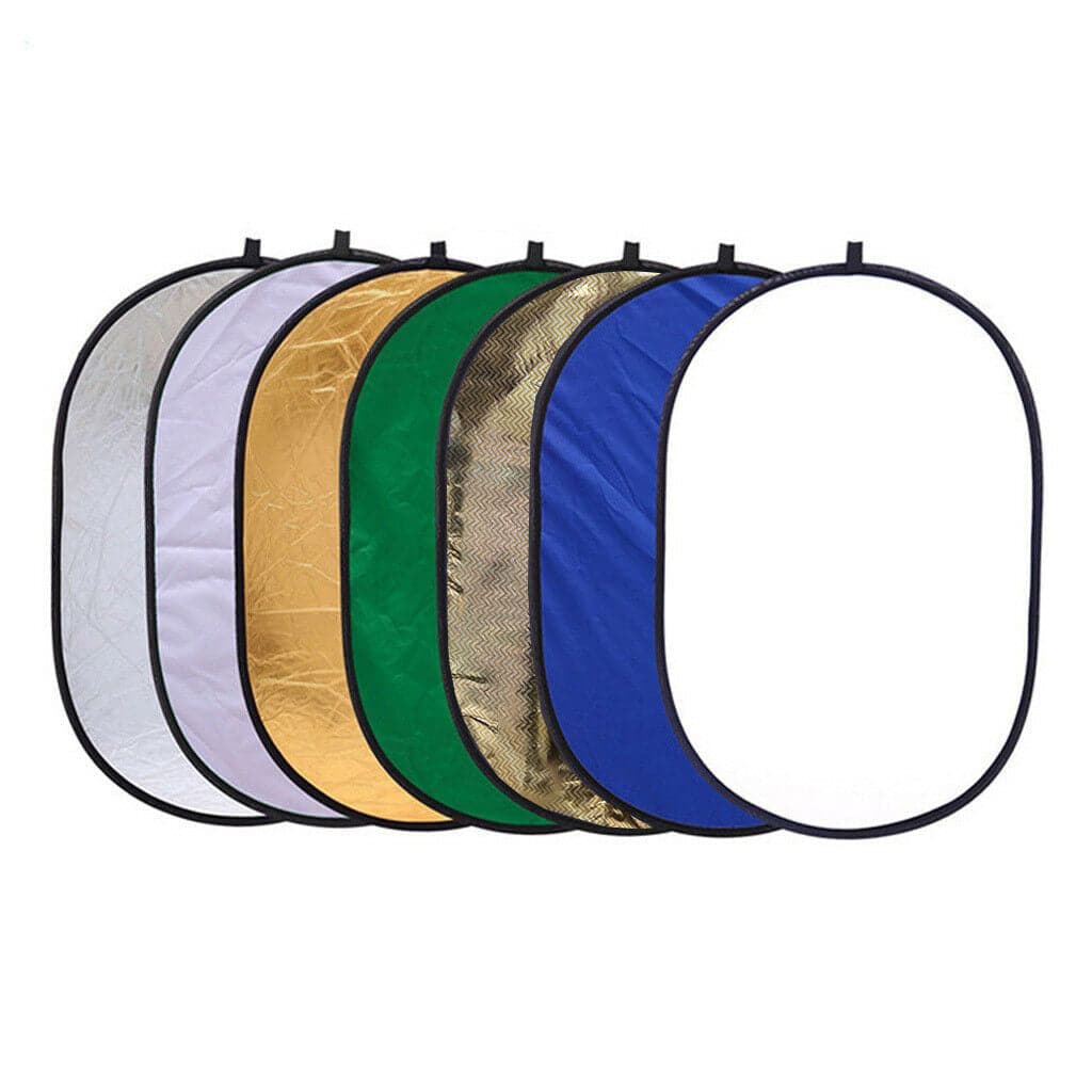 Collapsible Multi Disc 7-in-1 Studio Light Reflector (90x120cm)