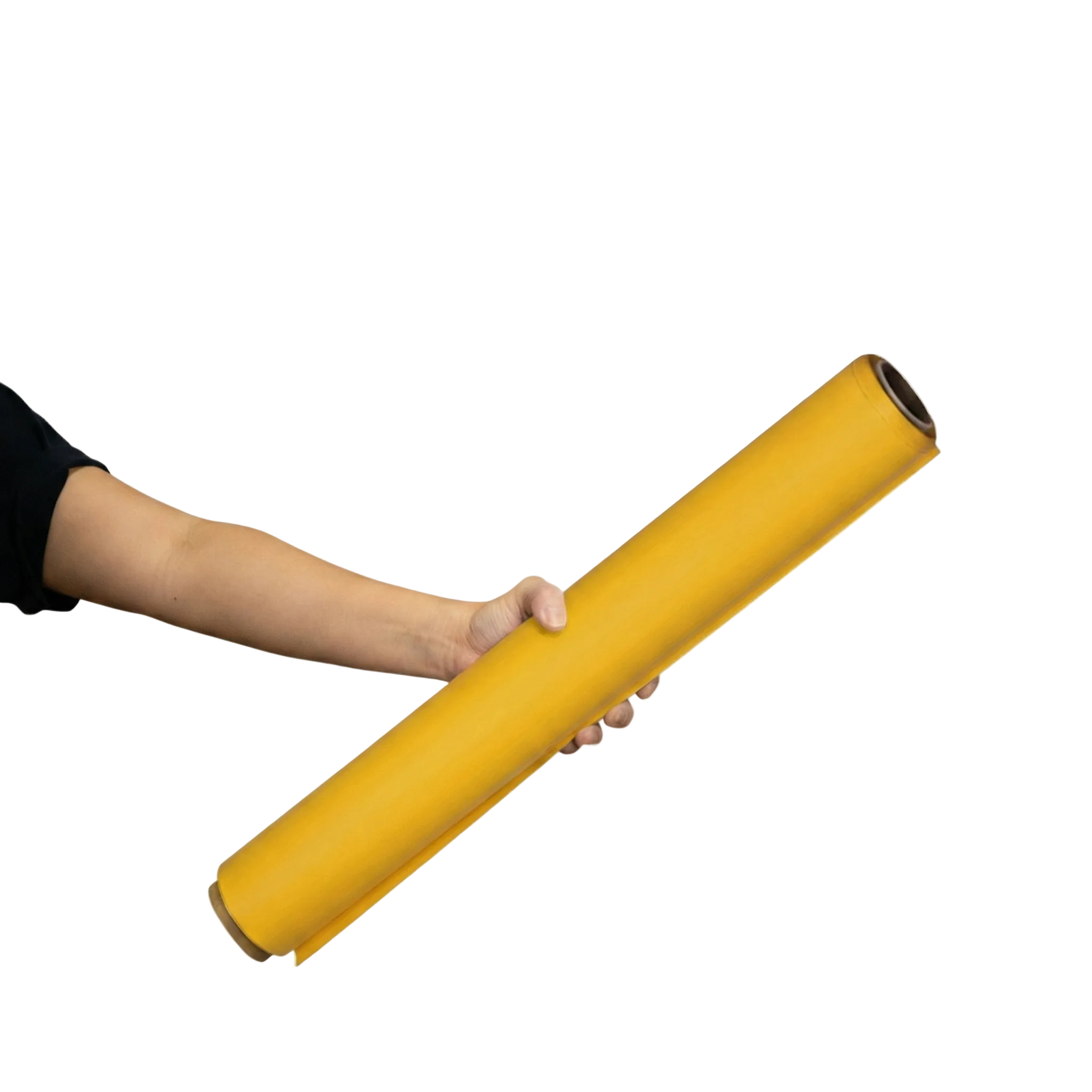 Spectrum 50cm Non Reflective Seamless Paper Roll Backdrop Offcuts - Lemon Zest Yellow