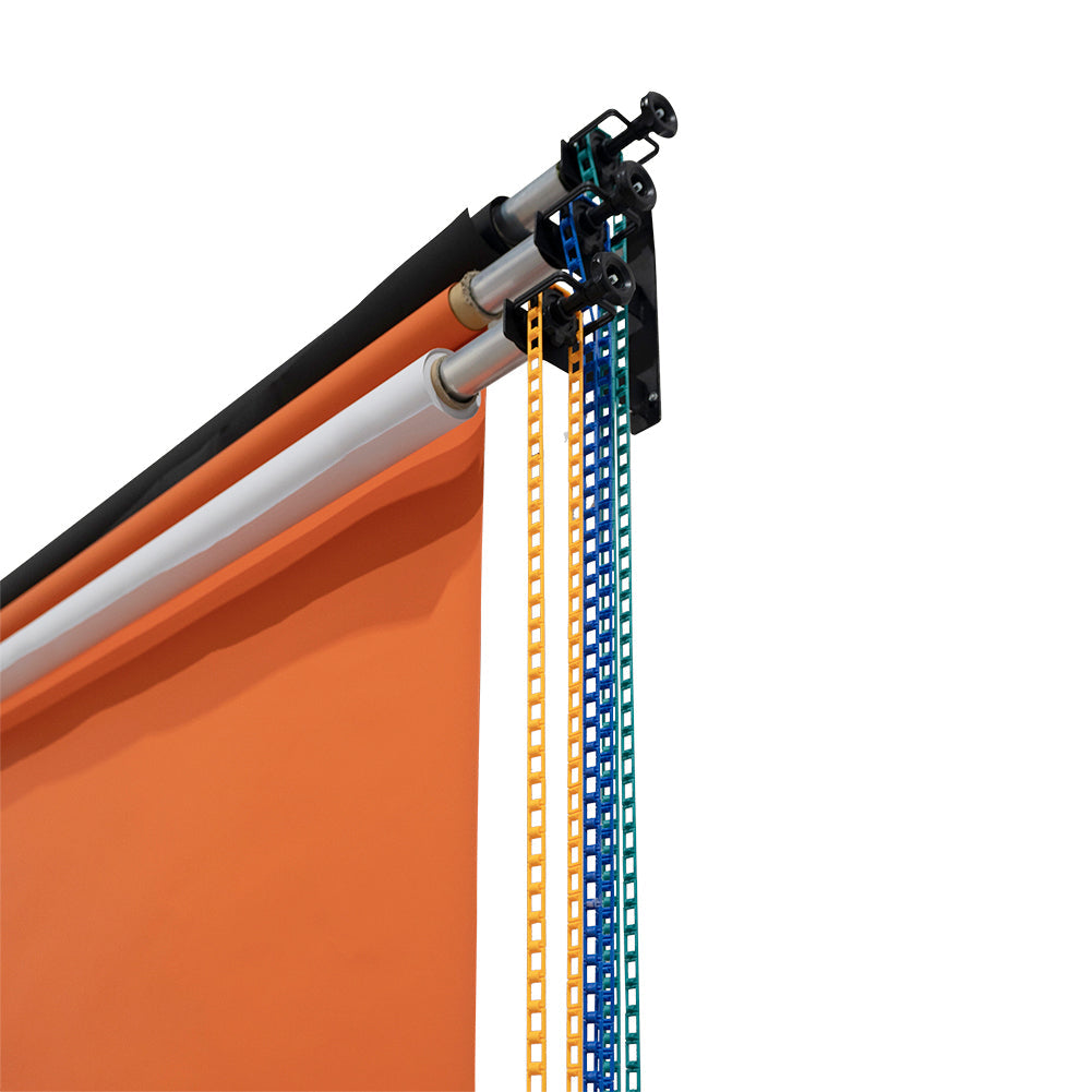 Spectrum Stainless 300cm Steel Backdrop Crossbar for Paper and Vinyl (Triple Set) - Bundle