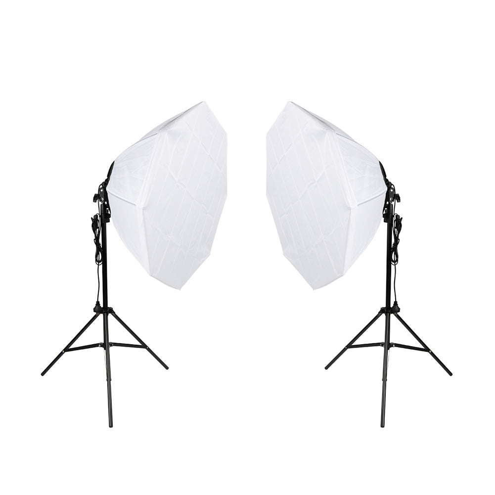 Octagon 'Kreator Kit' Double Dimmable LED Bi-Coloured Octagon Softbox Lighting Kit (DEMO STOCK)