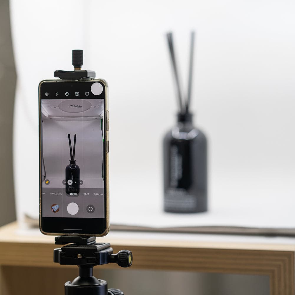 Professional Metal Multi-Device Bracket with Cold Shoe Mount (Tablet/Smartphone)