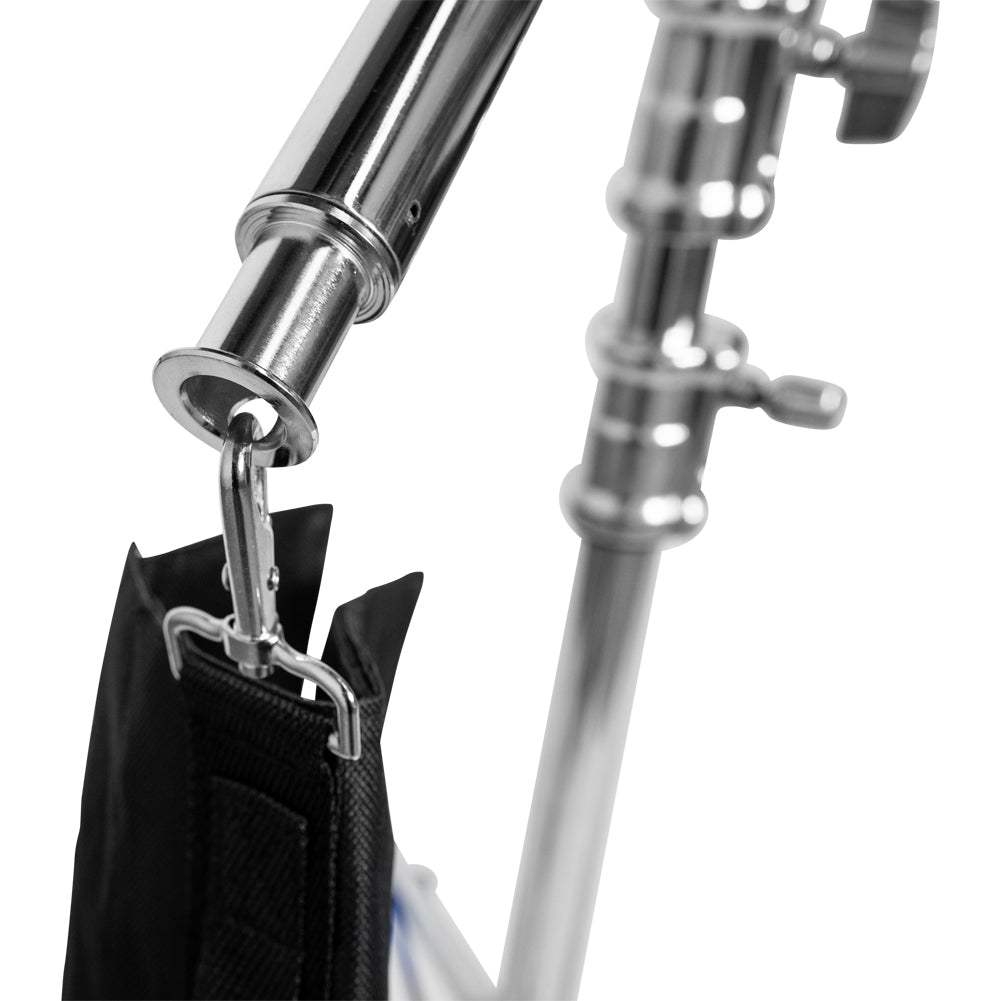 Spectrum 430cm Heavy Duty Studio Boom C-Stand With Castor Wheels (40kg Load)