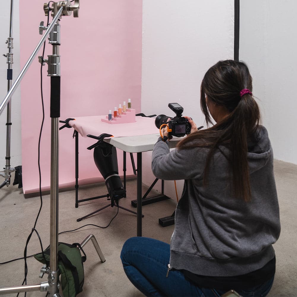 Cherry Blossom Pink Paper Roll Photography Studio Backdrop Half Width (1.36 x 10M)