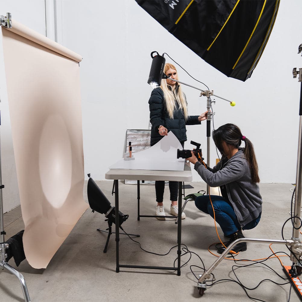 Spectrum Non-Reflective Half Paper Roll Backdrop (1.36 x 10M) - In The Nude Beige