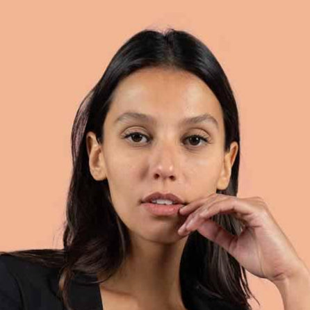 Spectrum 50cm Non Reflective Seamless Paper Roll Backdrop Offcuts - Peach Perfect Orange