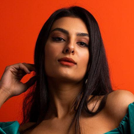 Spectrum 50cm Non Reflective Seamless Paper Roll Backdrop Offcuts - Sweet Papaya Orange