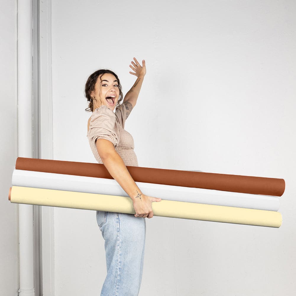 'Sugar & Spice' Collection Half Width Photography Studio Paper Backdrop Set (1.36 x 10M)