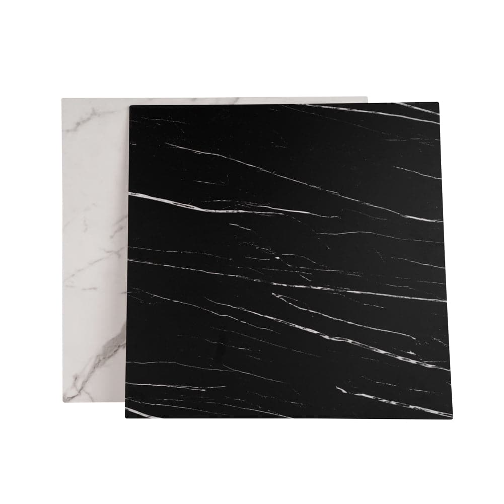 ProBoards Flat Lay Photography Rigid Black & White Marble Backdrop - Tamarama (60cm x 60cm) (EX-DEMO)