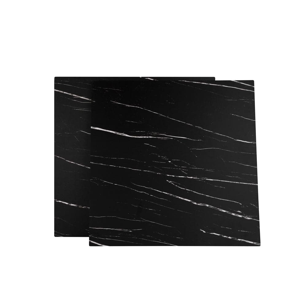 ProBoards Flat Lay Photography Rigid Black & White Marble Backdrop - Tamarama (60cm x 60cm) (EX-DEMO)