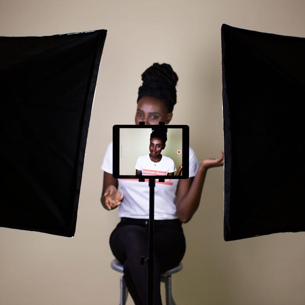 Volkwell Double Rectangle Softbox 2 x 135W Bulb Continuous Lighting Kit