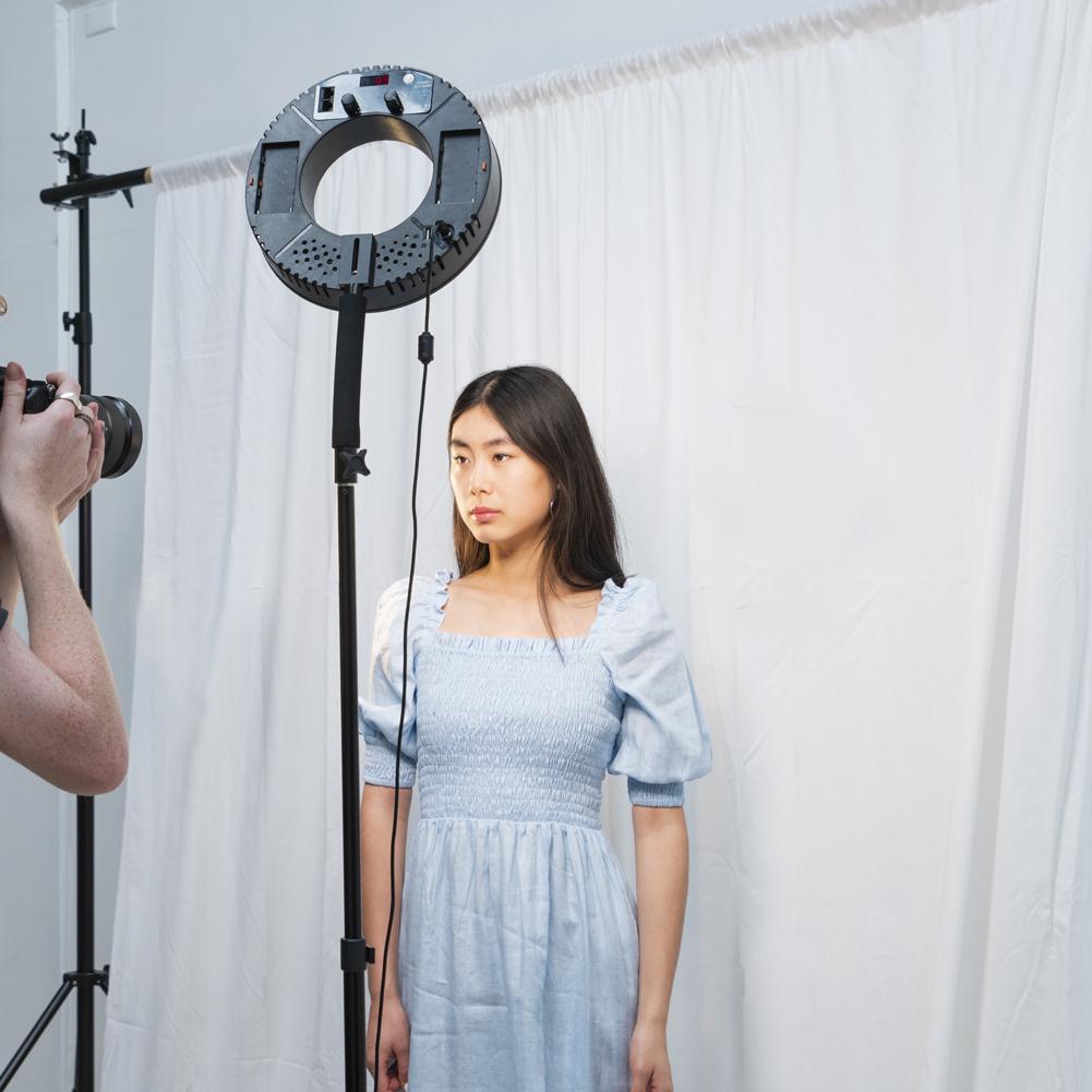 White 3m x 3m Cotton Muslin Studio Photography Video Backdrop (Demo Stock)