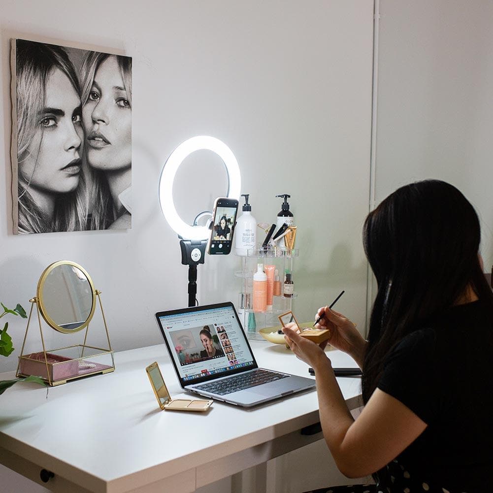 12" Desktop Beauty Ring Light - Halley (DEMO STOCK)