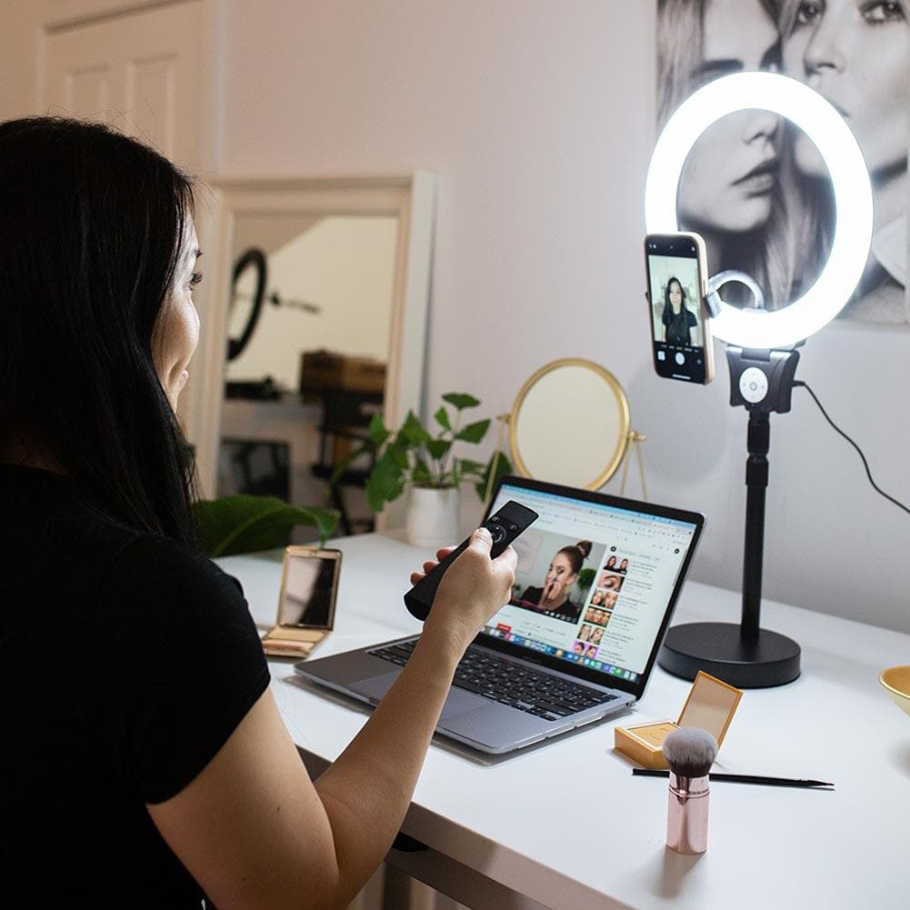 12" Desktop Beauty Ring Light - Halley (DEMO STOCK)