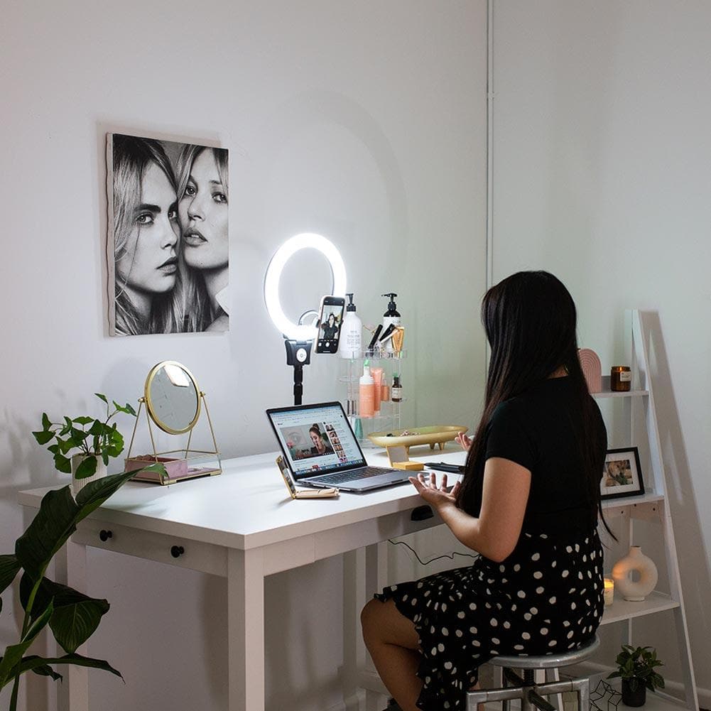 12" Desktop Beauty Ring Light - Halley (DEMO STOCK)