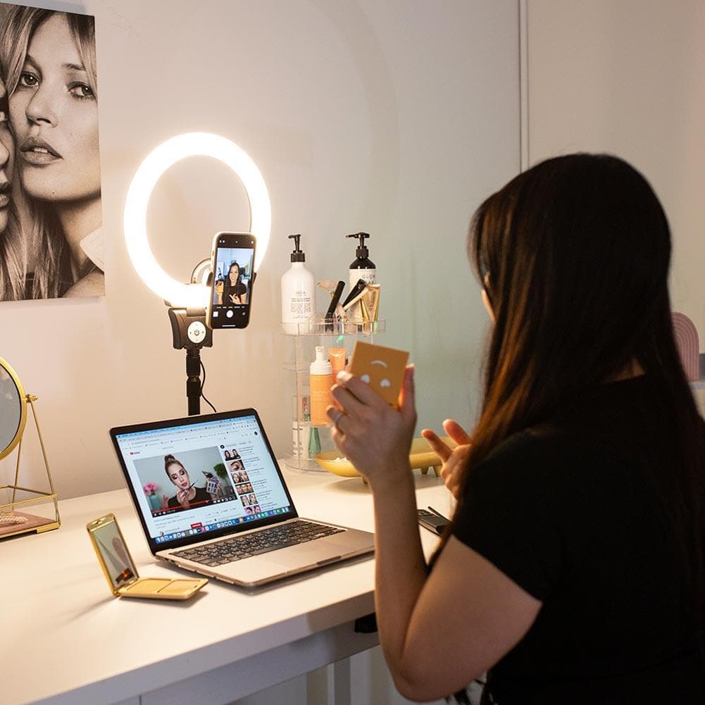 12" Desktop Beauty Ring Light - Halley (DEMO STOCK)