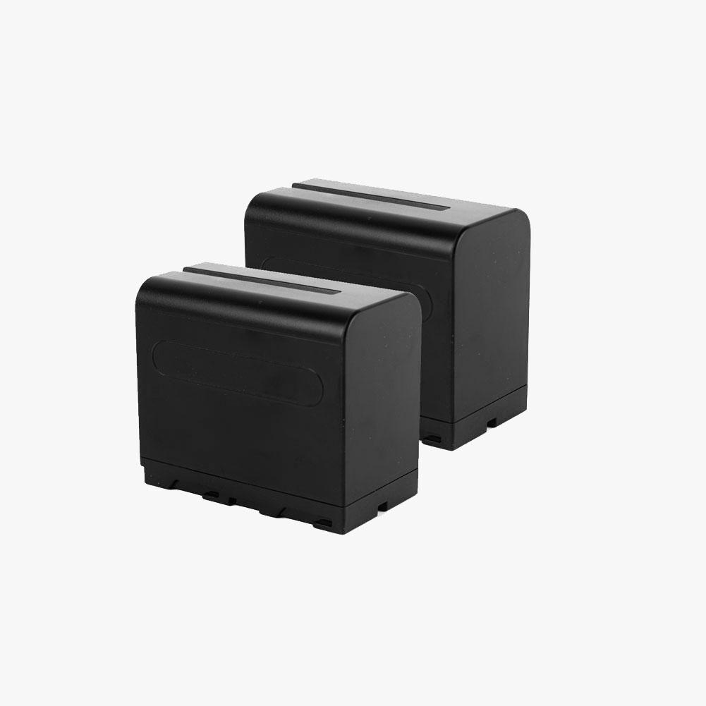2 x Sony NP-F970 Rechargeable 6600mAh Batteries Replacement (Generic)