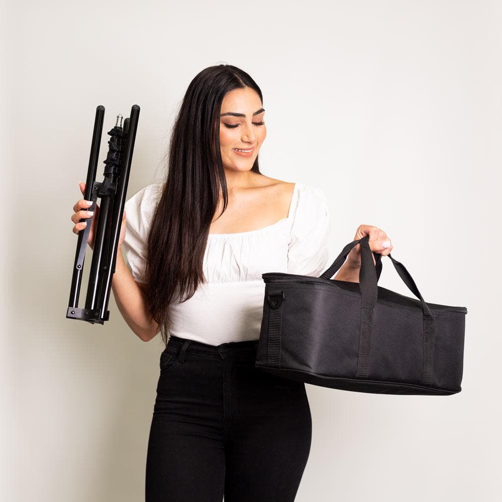 Premium Youtube Lighting Platinum Pro II Ring Light and Crystal Luxe LED Lights Kit