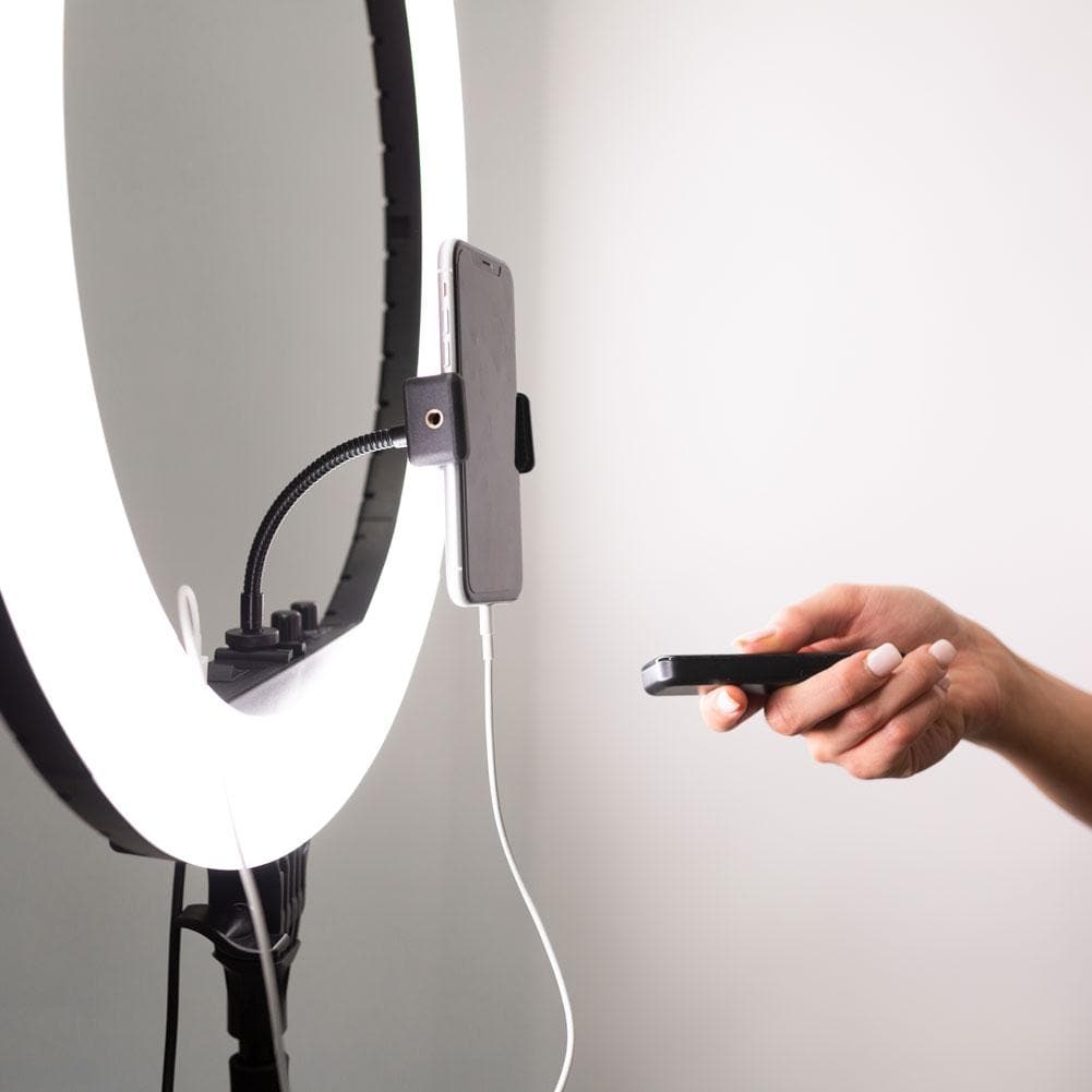 Premium Youtube Lighting Platinum Pro II Ring Light and Crystal Luxe LED Lights Kit