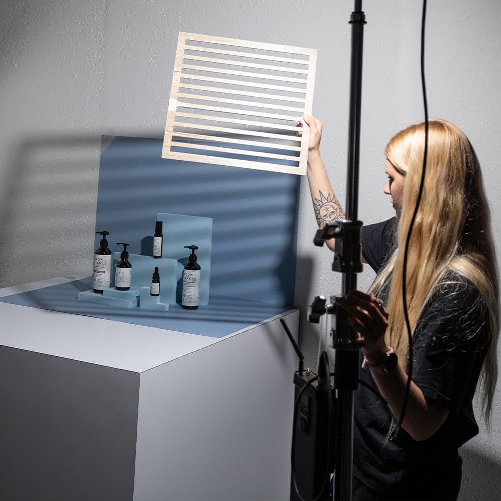 'Shadow Creator' Faux Venetian Blind Photography Styling Prop