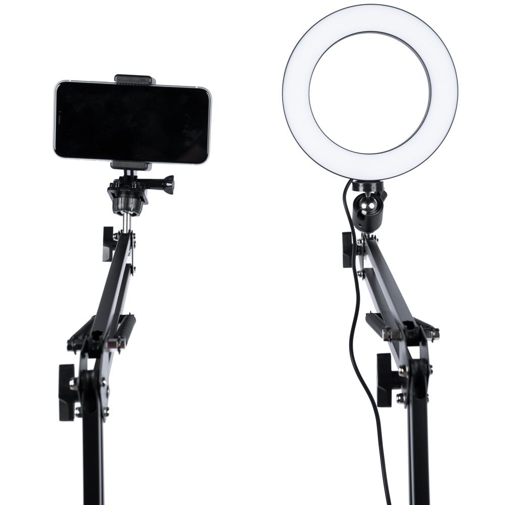 6" Ring Light with Smartphone Holder Tabletop Lighting Kit - 'Inner Artist Plus II'