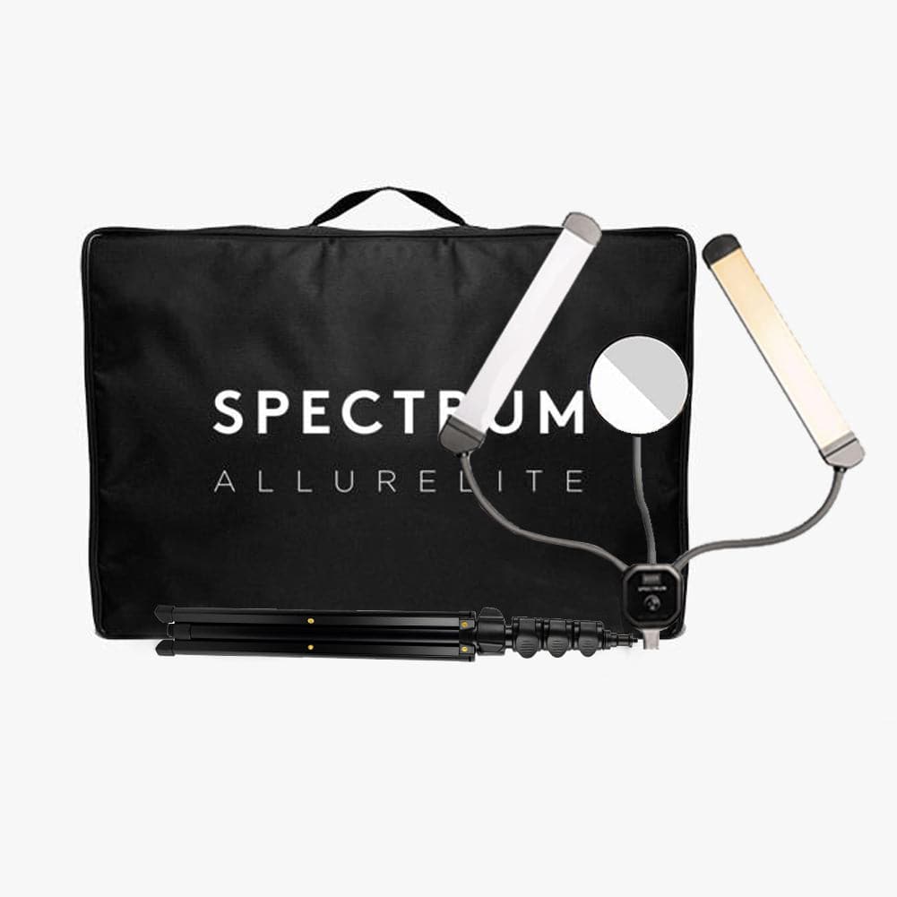 Spectrum "ALLURELITE" Lash and Brow Specialist Pro Beauty LED Industry Duo Lighting Kit (DEMO STOCK)