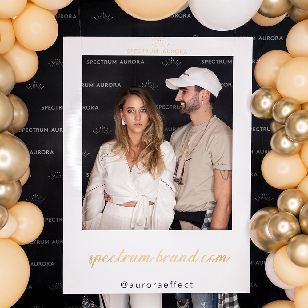 Giant Photo Booth Wedding & Events 47" LED Ring Light - Aurora Max