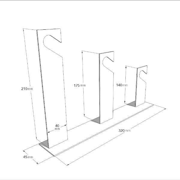 Triple Roller Wall Mount Retractable Manual Photography Backdrop Support System