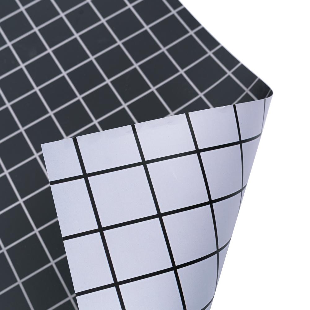 Flat Lay Instagram Backdrop - White 'Glebe' Minimal Grid (56cm x 87cm)