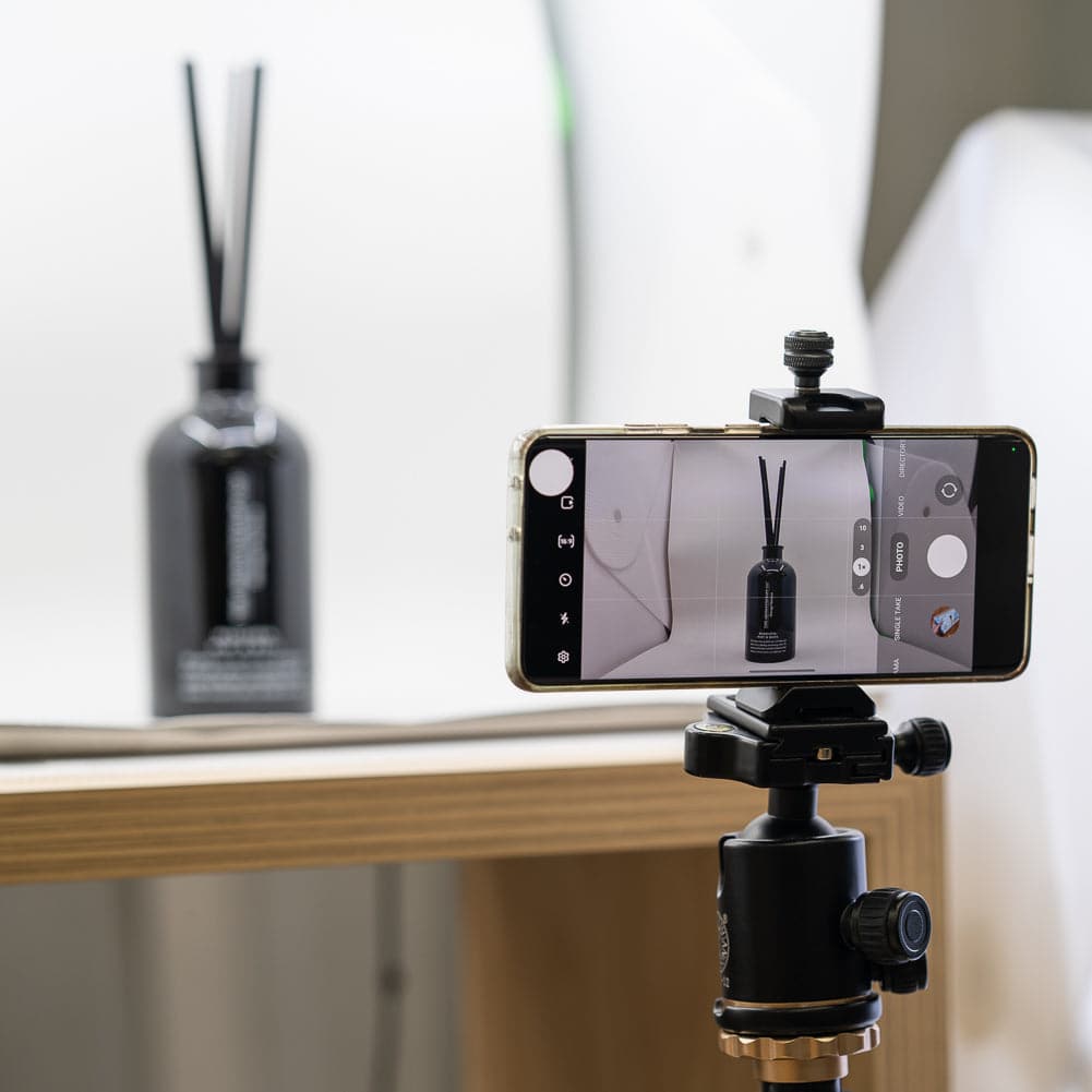 Professional Metal Phone Bracket with Arca-Swiss and Cold Shoe Mount (iPhone / Android)