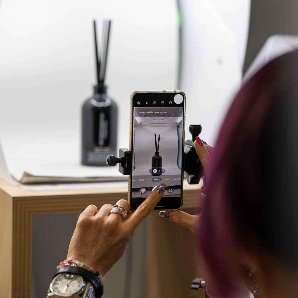 Professional Metal Phone Bracket with Arca-Swiss and Cold Shoe Mount (iPhone / Android)