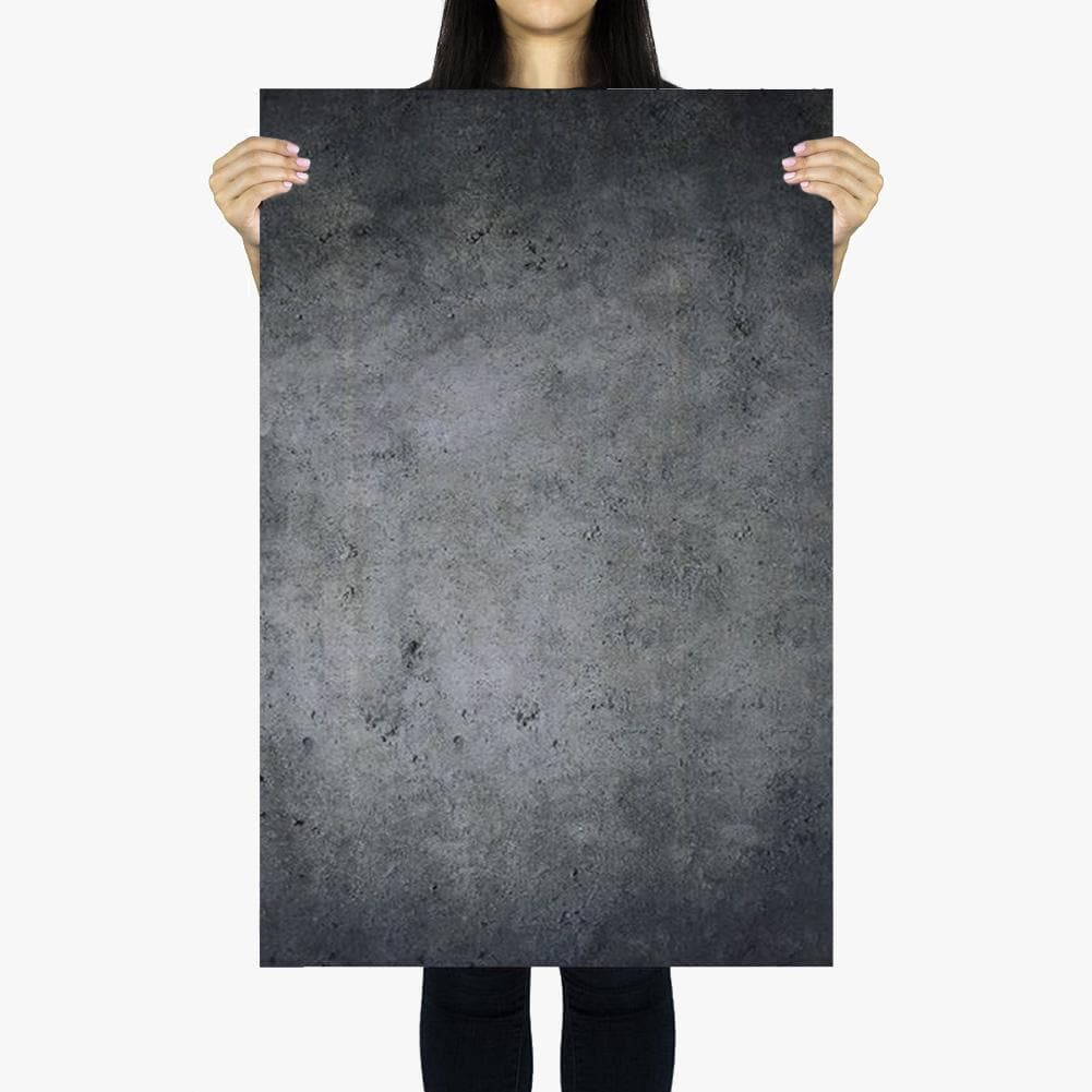 Flat Lay Instagram Backdrop - 'Darlinghurst' Dark Concrete (56cm x 87cm)