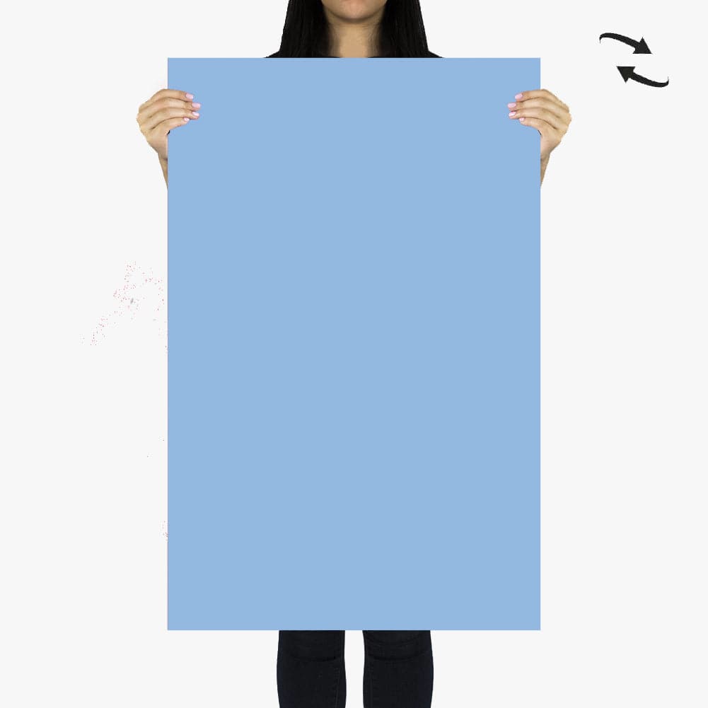 Flat Lay Instagram Backdrop - Duo 'Bahamas Blue' (56cm x 87cm)