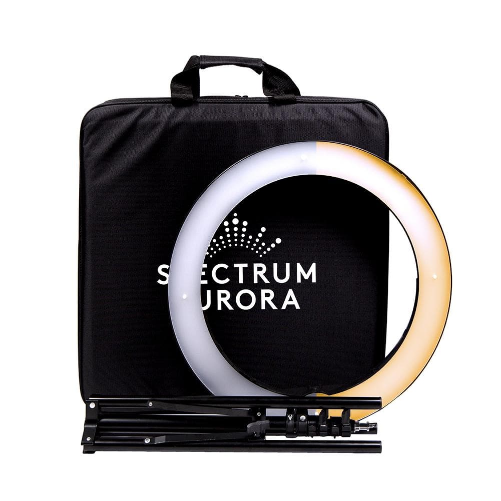 Gold Luxe II Ring Light & Crystal Luxe 13" LED Youtube Video Lighting Kit