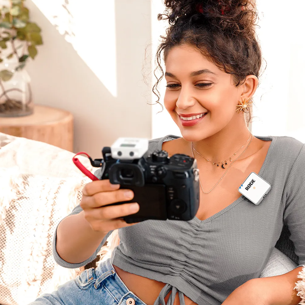 Rode Wireless GO Compact 2.4GHz Wireless Microphone System (White)